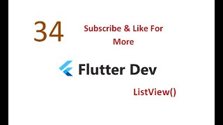 How to create the listView in flutter in hindi/urdu