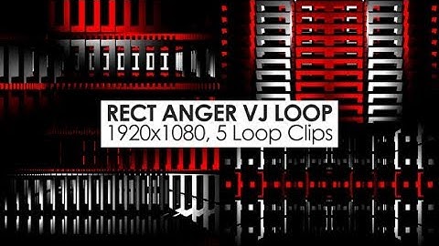 Rect Anger VJ Loops | Motion Graphics - Videohive template