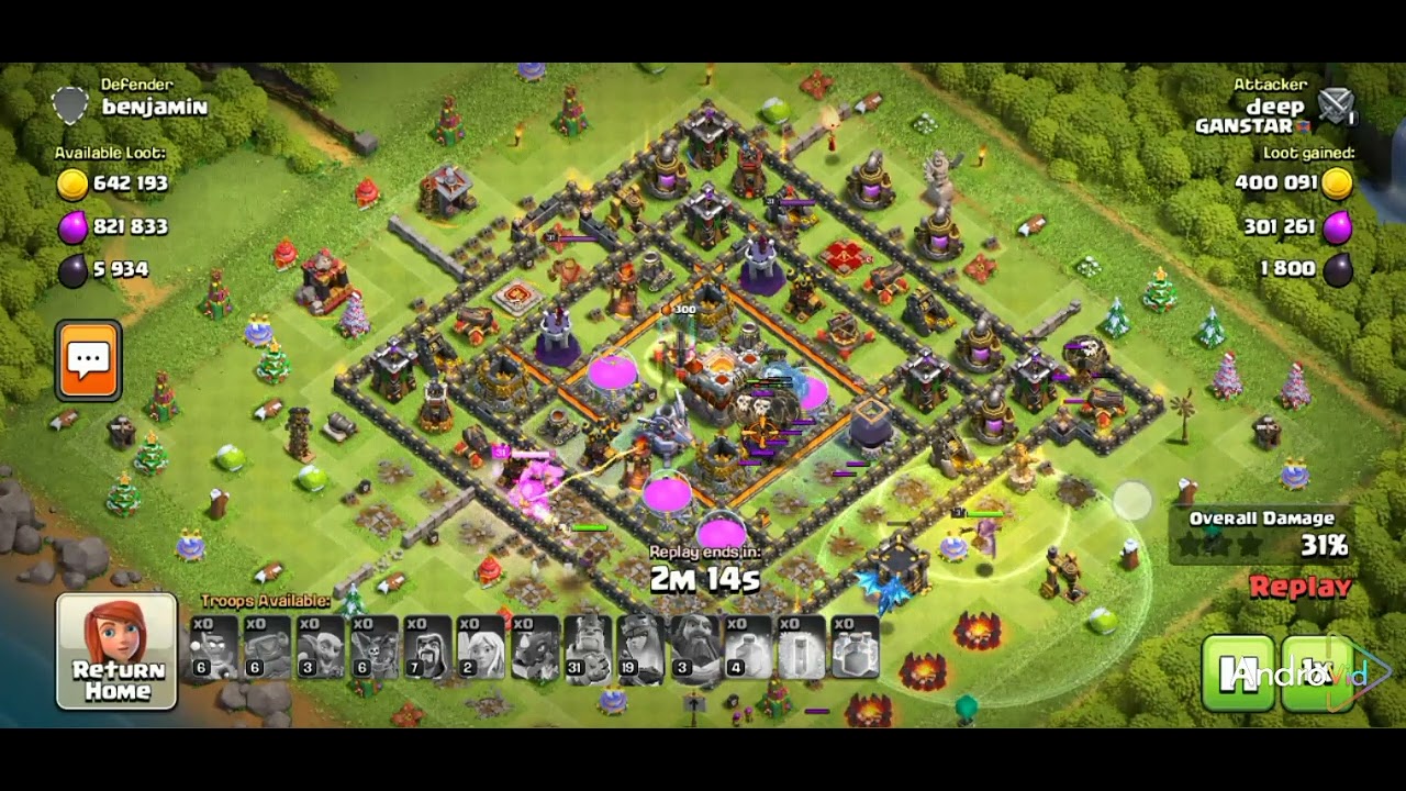 clash of clans - level 10 vs level 12 - YouTube