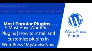 Famous 9 Must Have WordPress Plugins | How to install and customize plugins in WordPress? Profile