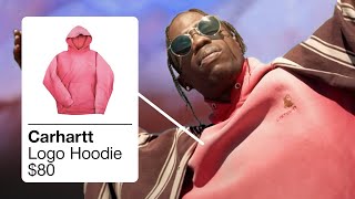 TRAVIS SCOTT OUTFITS IN SICKO MODE / STOP TRYING TO BE GOD / MAMACITA [RAPPERS OUTFITS]