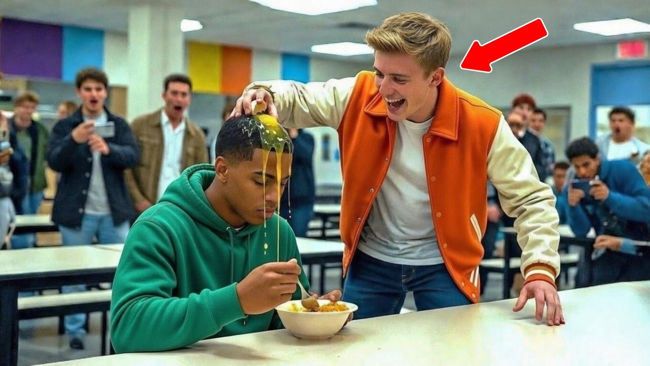 Un harceleur lance un œuf sur le nouvel élève noir — Grave erreur ! C'est un prodige du judo