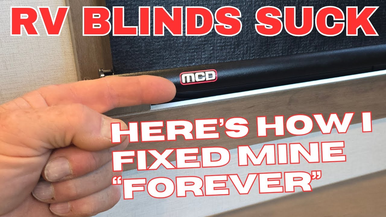 Жалюзи для автодома — отстой, почините свои навсегда