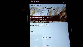 How to add a scanner to Penny Puss APP with DG Penny Finder