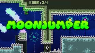 Moonjumper 100% Medium Platformer Demon Geometry Dash 2.2 Level By Rejoi