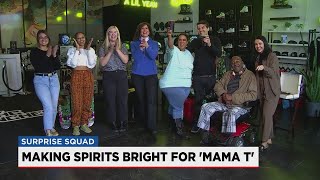News4 Surprise Squad with “Mama T.”