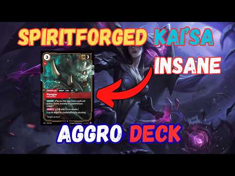 Rengar is SO GOOD ll Aggro Kai'Sa Spiritforged Deck Profile