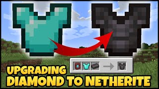 How To UPGRADE DIAMOND To NETHERITE In MINECRAFT 1.20