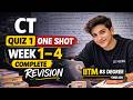 Computational Thinking  (CT) Quiz 1 One Shot | Week 1–4 Complete Revision | IITM BS Degree