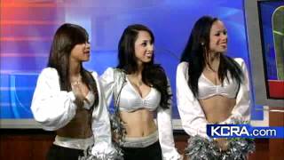 Three raiderettes offer tips for the raiderette tryouts this weekend
in oakland.