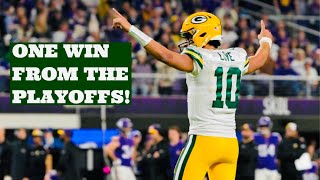 Packers DESTROY Vikings, One Win From Playoffs (reactions) by OberSports 718 views 4 months ago 9 minutes, 43 seconds