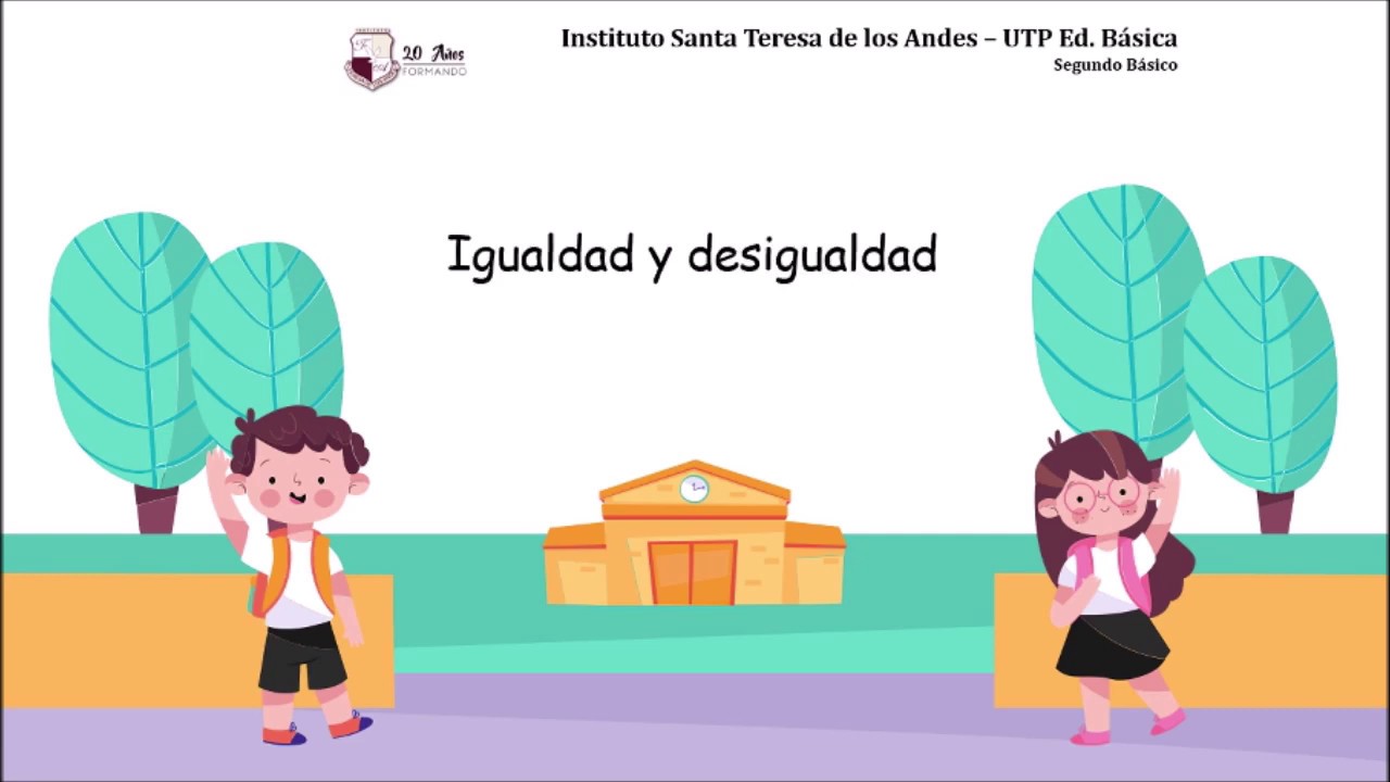 Igualdad y desigualdad (clase 11 y 12) - 2° básico - YouTube