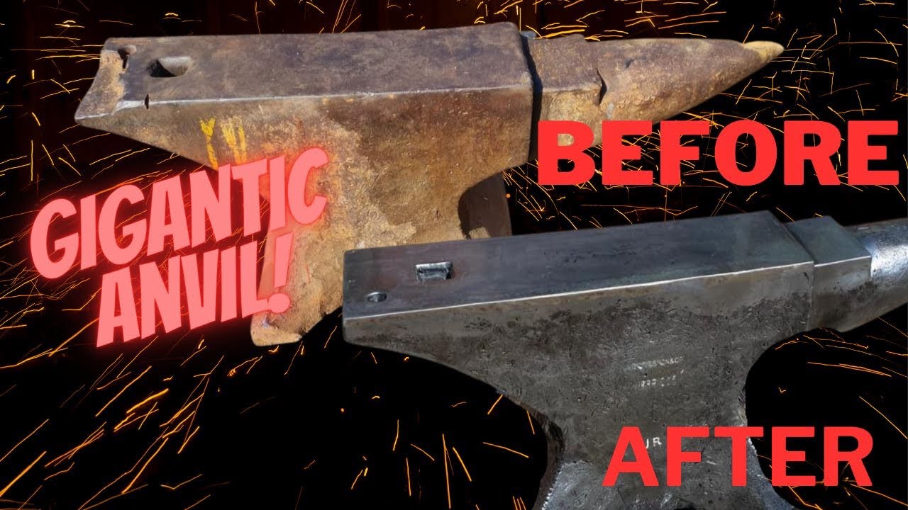 MASSIVE 461lb WOODASTON&Co ANVIL HEEL RESTORATION