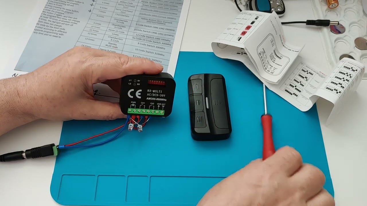 Home link USA - EU программирование к европейской автоматике