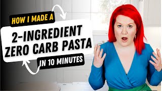 I Made 2INGREDIENT Keto Pasta in Under 10 MINUTES | NO FLOUR | PERFECT Pasta for Diabetics