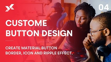 Custom Button With Border And Icon In Android Studio | by Appxcode