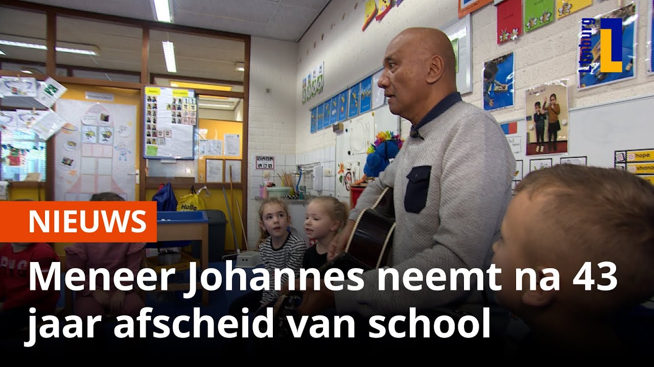 Meneer Johannes neemt na 43 jaar afscheid van zijn school