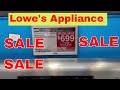 Lowes kitchen appliances sale