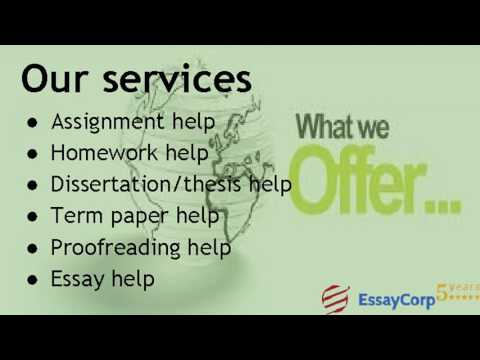 Services By EssayCorp