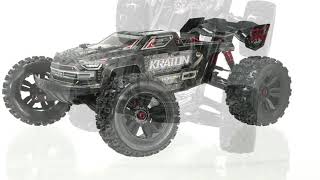ARRMA 18 KRATON 4WD Extreme Bash Roller Speed Monster RC Truck Black ARA106053  Toys  Gam screenshot 2
