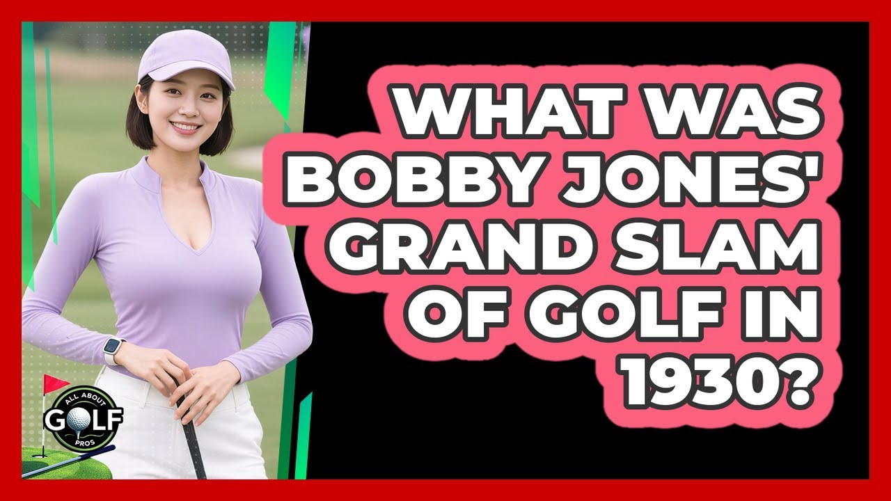 What Was Bobby Jones' Grand Slam Of Golf In 1930?