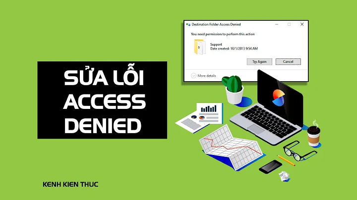 Cách khắc phục lỗi Destination folder access denied trên Windows 10