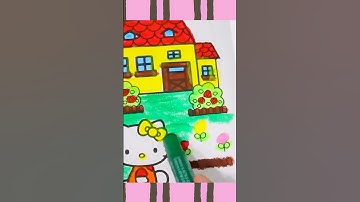 Coloring Hello Kitty & Family