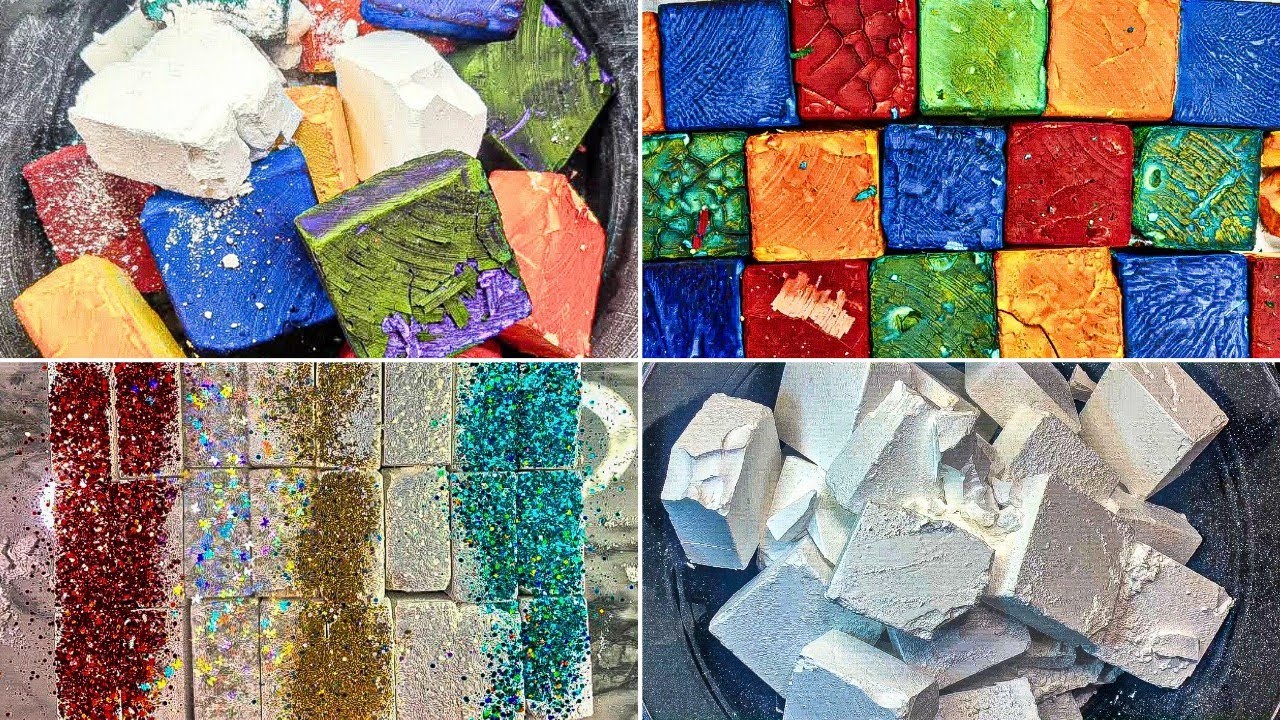 *sped up* Satisfying Gym Chalk Textures! @asmrcloud  | Gym Chalk