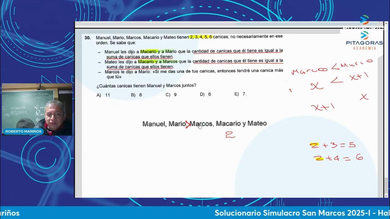 Solucionario Simulacro San Marcos YouTube Solucionario Simulacro San Marcos YouTube