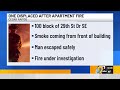 One person displaced after early morning apartment fire