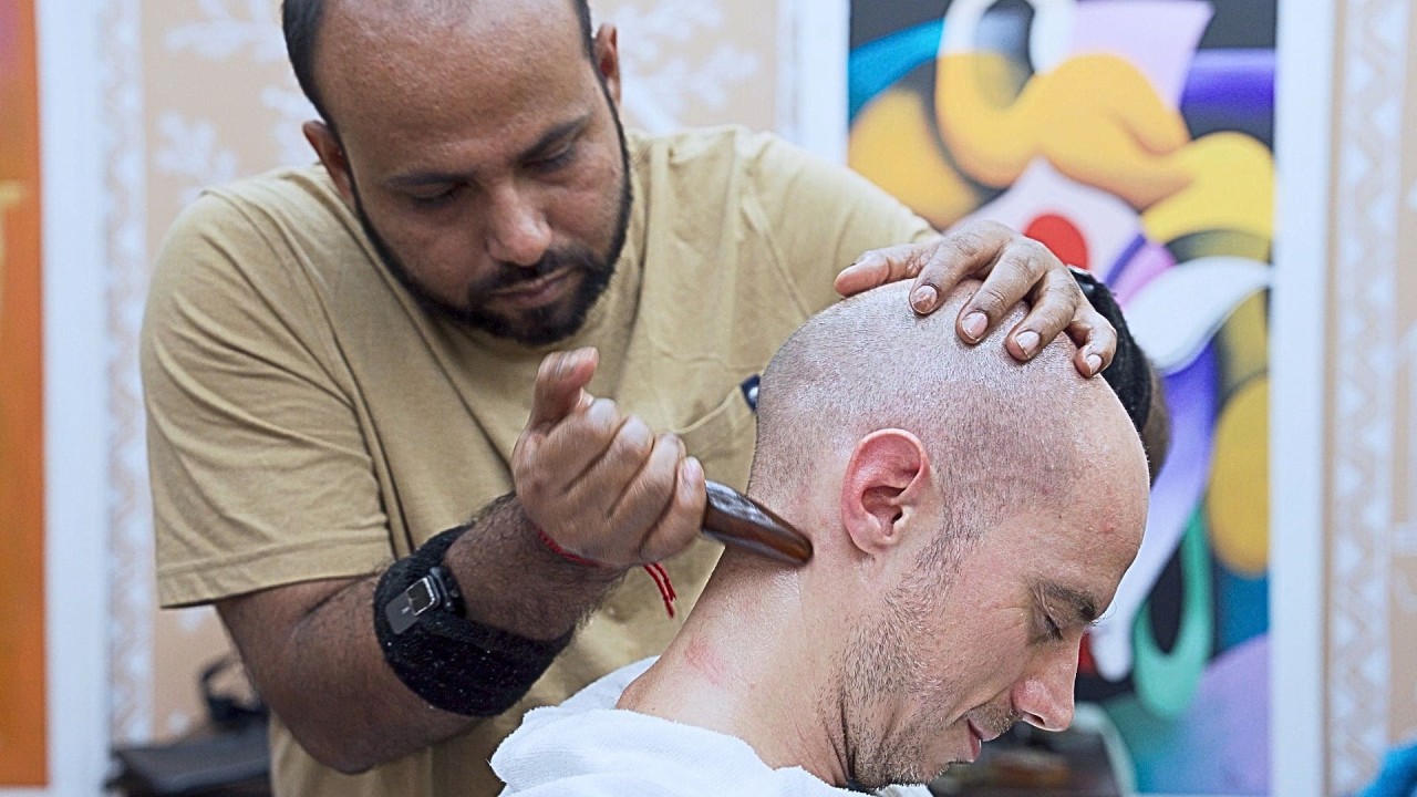 This Reiki Master’s ASMR Massage Will Knock You Into a Trance 😴✨ (With Neck Crack!)