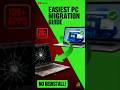 EASIEST PC MIGRATION Transfer 100 APPS &amp; Files (NO Reinstalling