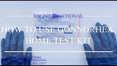 GET TEST STORE/MY- HOW TO USE GONORRHEA HOME TEST KIT