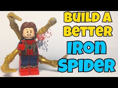 lego iron spider custom