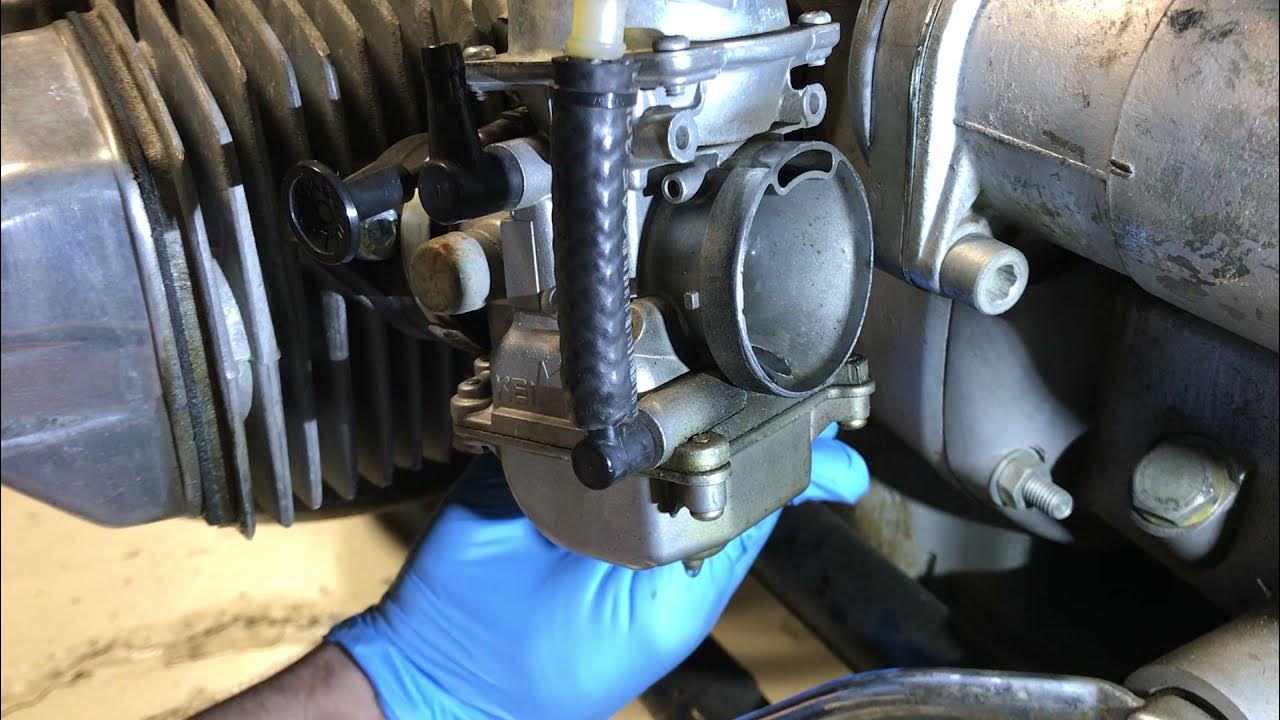 Clogged float chamber vent on carburetor YouTube
