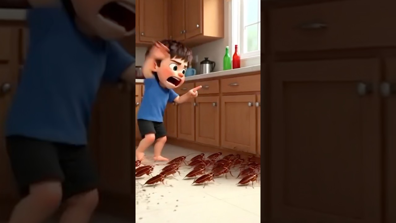 A lot of cockroaches in chinto’s kitchen 