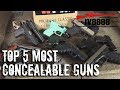 Top 5 Most Concealable Handguns