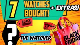 7 watches bought ! Aliexpress Black Friday Sale | The Watcher