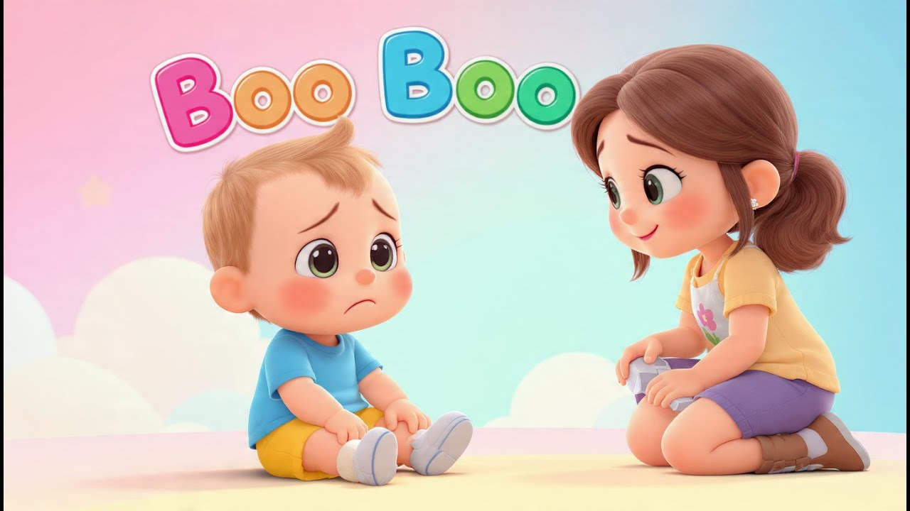 Uh Oh Boo Boo Song 👶🩹 | Boo Boo Song for Babies & Toddlers | Nursery Rhymes | Baby Wonder Rhymes.