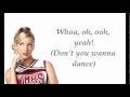 Glee Cast- I Wanna Dance With Somebody (with lyrics)