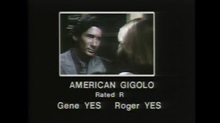 American Gigolo (1980) movie review - Sneak Previews with Roger Ebert and Gene Siskel