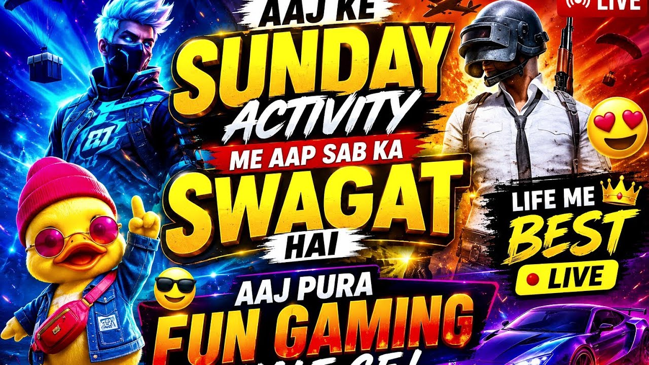 🔥 Sunday Special Live | Is Baar Ka Game Dekhkar Hairan Ho Jaoge 😱🎮 Aap logo ka Swagat Hai Channel me