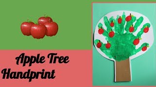 Apple Tree Handprint Craft  - Kids Craft - Vera's Creations