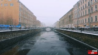 Зимний день в Санкт-Петербурге (Winter day in St. Petersburg 4k)