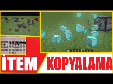 Minecraft İTEM KOPYALAMA BUGU !! SPAWNER / ELMAS BLOK / TÜM SÜRÜMLERDE