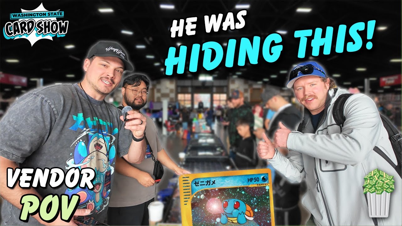 pokemon card shows washington state We Tried Out A BRAND NEW Card Show! Washington State Card Show Vendor POV Day 1!
