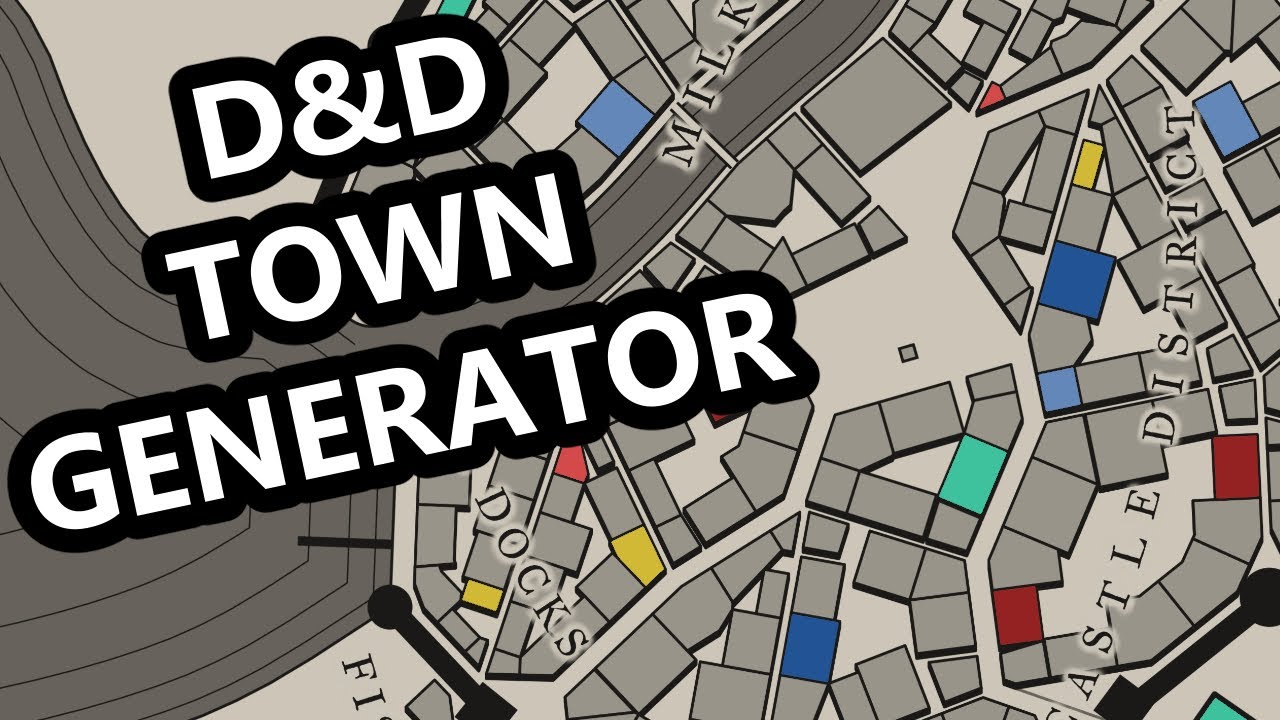 How Use D&D Generators - YouTube