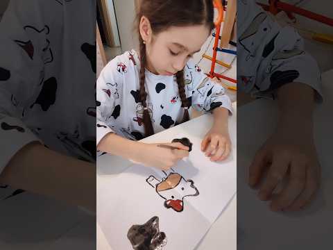 Рисую корову с пижамы Рисую из цифр #РисованиеИзЧисел #рисованиедлявсех #корова #вреки #shorts #art