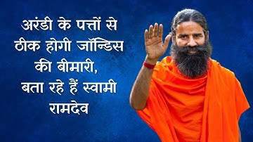 अरंडी के पत्तों से ठीक होगी जॉन्डिस की बीमारी, बता रहे हैं स्वामी रामदेव
