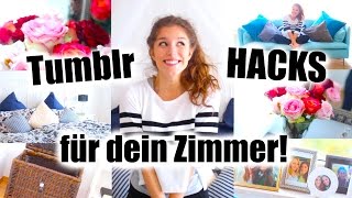 10 TUMBLR HACKS FÜR DEIN ZIMMER! einfach + günstig